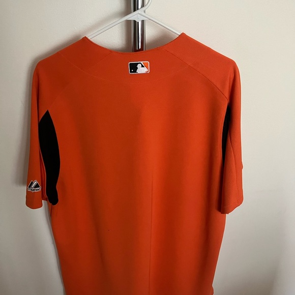 Orange Baltimore Orioles baseball jersey (away) - Large - Majestic, MLB, Y2K - Picture 7 of 11
